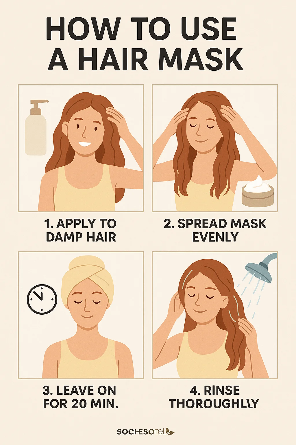 How to Use a Hair Mask - Step by Step Guide